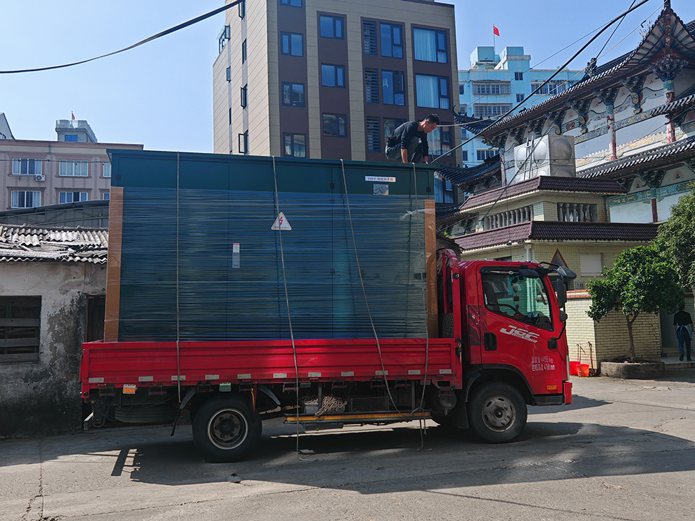 成套柜组装发货现场图片